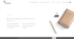 Desktop Screenshot of mason.se